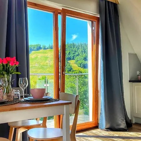 Widok Tatr Zakopane