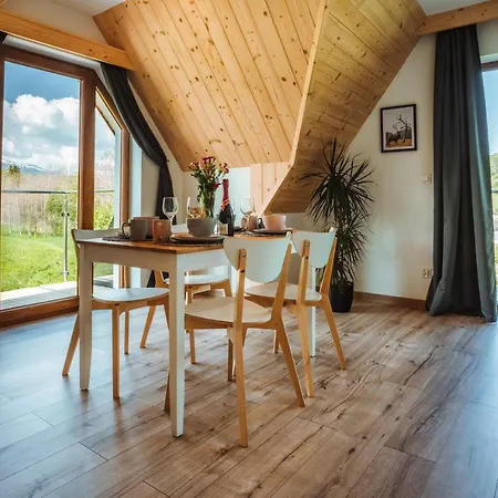 Widok Tatr Zakopane